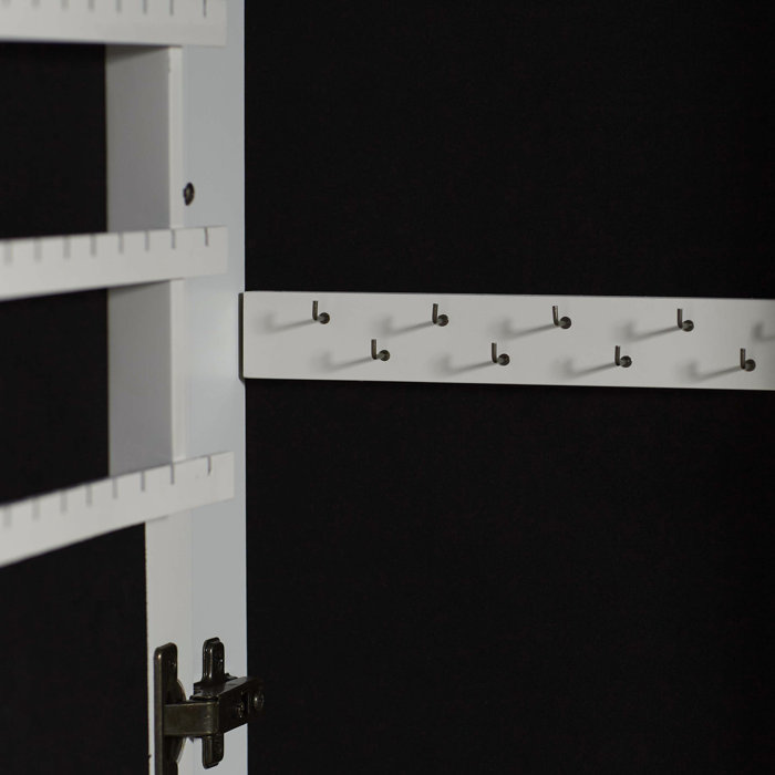 Alcott Hill® Neufeld 14.5'' Wide Wall Jewelry Armoire with Mirror